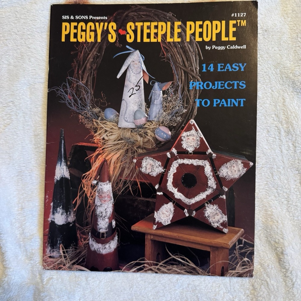 1993 Peggy's Steeple People Decorative Painting Holidays Vintage Paperback